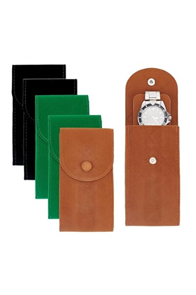 Generic حقيبة ساعة مخملية من HZYH، 6 قطع، 2.64×5.12 بوصة، حقيبة تخزين محمولة ...