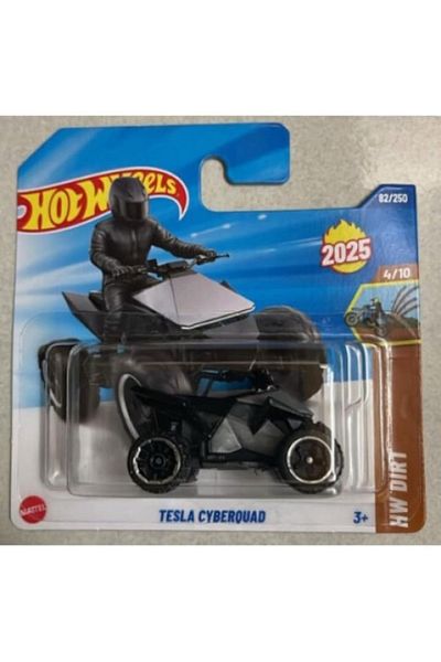 HOT WHEELS Masinuta metalica Hot Wheels, Tesla Cyberquad, 1:64, model 2025
