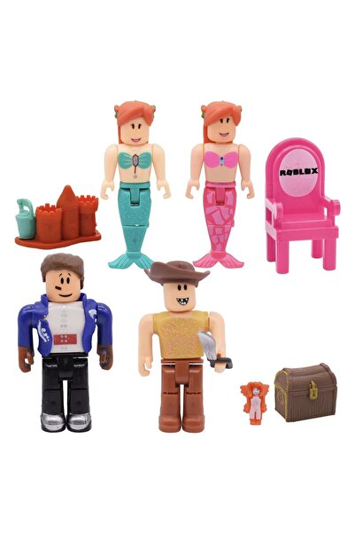 MBong Set 4 figurine Roblox - Celebrity - Lagoona Neverland, Include 9 Piese, Mbong®, 8 cm