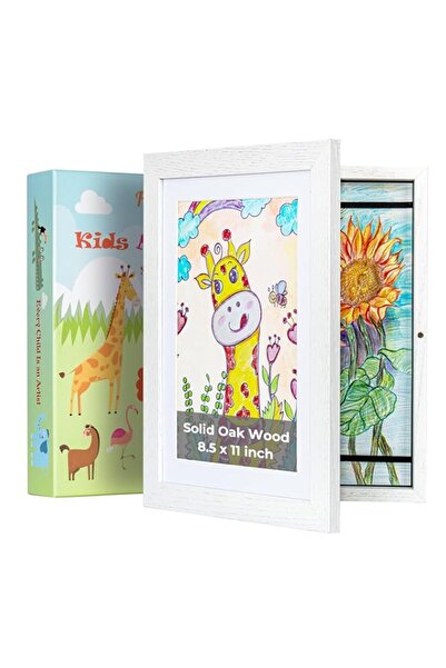 Generic إطار فني للأطفال من FDTY بفتحة أمامية، مصنوع من خشب البلوط الصلب، إطا...