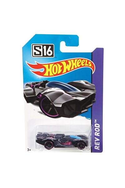 HOT WHEELS Masinuta Metalica Hot Wheels Rev Rod, Colectia 2015, Negru, 1:64