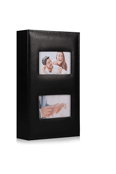Generic ألبومات صور ديفسيدار، ألبوم صور 4×6 مع 300 جيب، أسود، للأولاد والبنات...