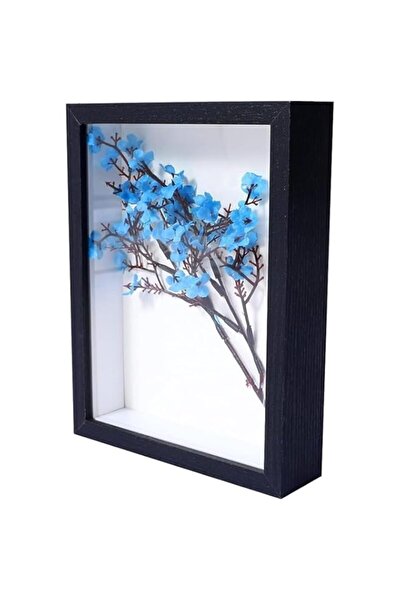 Generic إطار صورة صندوق الظل THE WHITE SHOP، مع علبة عرض صندوق خشبي عميق من ز...