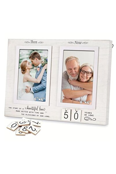 Generic إطار صور زفاف وذكرى سنوية من EWEIS للأزواج والزوج والزوجة، هدايا الذك...