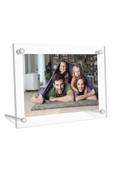 Generic Brand Photo Frame, Clear Acrylic Photo Frame, Tabletop Frame, Double ...