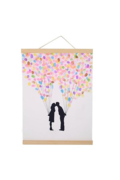 Generic إطار تعليق ملصقات خشبي مغناطيسي من BPOMEN، إطار خشبي معلق على الحائط ...