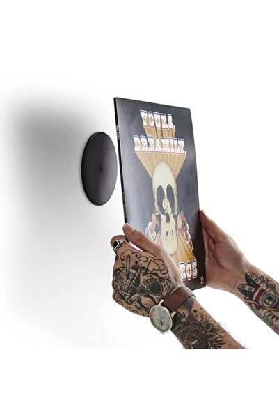 Generic حامل حائطي أصلي غير مرئي مقاس 12 بوصة من 4ECO لغلاف الألبوم - لتثبيت ...