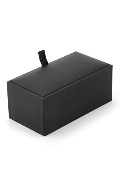 Generic صندوق من الجلد الصناعي الأسود من Teensery مع أزرار أكمام فارغة وحافظة...