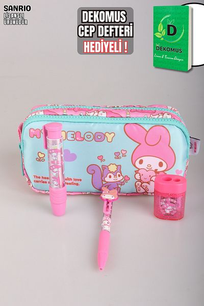 MY MELODY ΜΕ ΑΠΟΚΡΙΔΑ ΤΗΣ DEKOMUS ΣΕΤ ΧΑΡΤΙΚΩΝ MY MELODY ΤΣΑΝΤΑ ΜΕ ΣΤΥΛΟ, ΞΥΡΙΣΤΗΡΙΟ, ΜΕ ΣΤΥΛΟ, ΓΚΡΕΜΑΤΑ ΡΟΚΕΤΑΣ