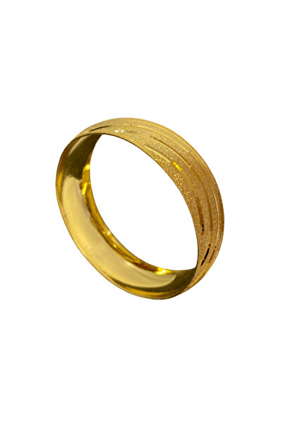 FM Altın Kaplama Kumlu Burgu Desenli Bijuteri Model Bilezik 66 mm – Özel Günler için Parlak ve Şık