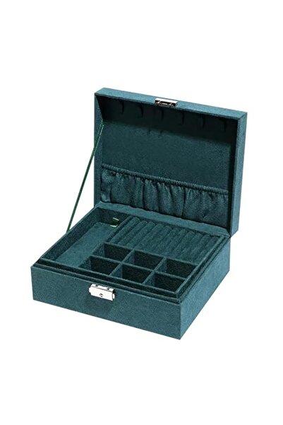 Generic Brand YouBella Jewellery for Women Jewellery Organiser Velvet Two Lay...
