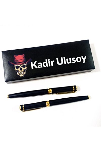 Çılgıntrend Kişiye Özel İsim Yazılı Kutulu 2’li Roller ve Dolma Kalem Seti – ...