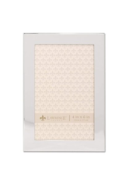 Generic Brand Lawrence Frames 4x6 Flat Silver Metal Picture Frame