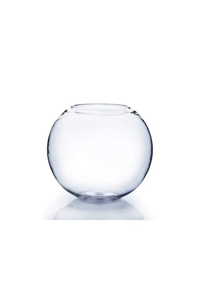 Generic WGV Bowl Glass Vase, Diameter 6", Height 5", Open Width 4", (Multiple...