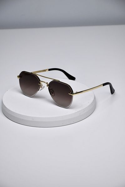LOOKUP NEW Men's Uv400 Protected Pilot Steel Stainless Tarnish Free Metal Drop Sunglasses