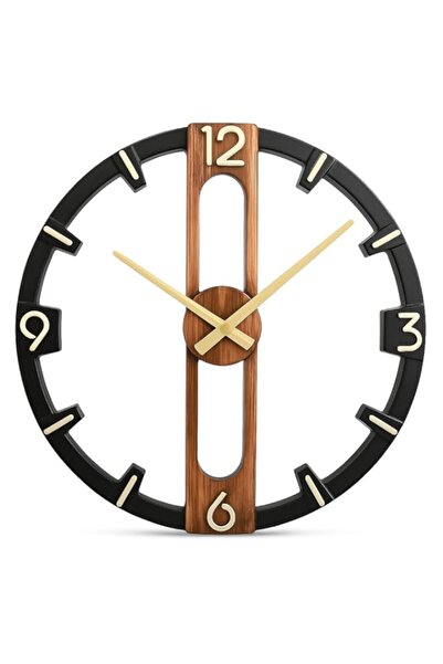 Generic ساعة حائط ميكانيكية من فيتو، تصميم ترس عتيق، 12 بوصة، إطار مفتوح، صنا...