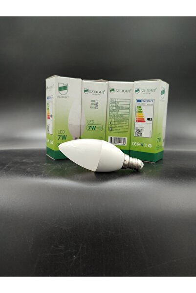Genel Markalar LED AMPUL (E.14) MUM AMPUL.Günışığı renkte (7.Watt=60.Watt) (4.Adetli paket)