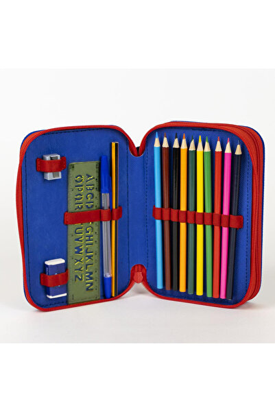 PAW PATROL 2-tier pencil case, fully equipped with pencils, markers and essential supplies