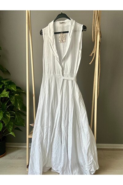 Butik Keten Uzum Elbise