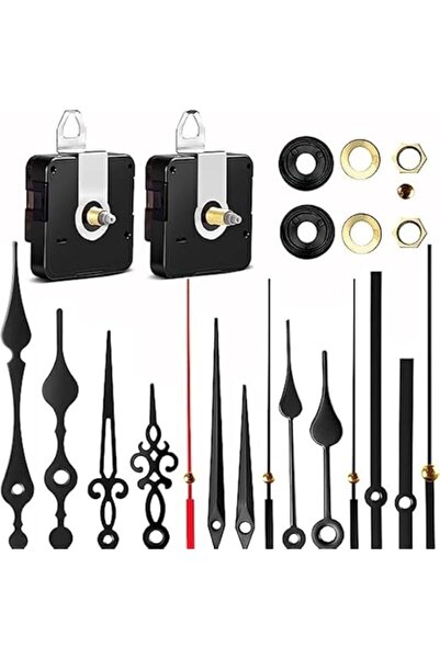 Generic مجموعة استبدال آلية ساعة QYINXIU من قطعتين، بديلة لحركة ساعة الكوارتز...