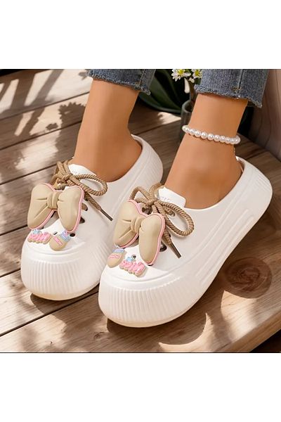 ORGANICYOU Wuchuan Summer Advancements, Women's Butterfly Pattern Eva Slippers with Japanese and Korean Fashion Design