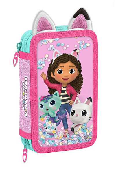 Gabby's Dollhouse penar umplută cu 2 niveluri