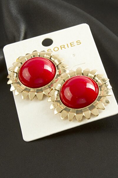 CT STONES Papatya Zr Model Earrings