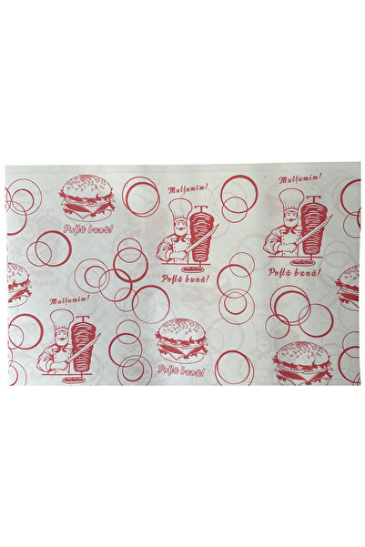 Horeca Trading Distribution Hârtie de împachetat Shaworma 25x35cm, cutie de 5...