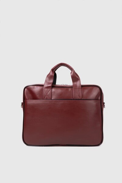 MORCA Unisex 13-14 Inch Briefcase Laptop Bag Claret Red