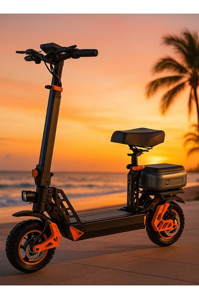 niyazi toys Electric Scooter for Adults with Seat and Bag | Fast and Light M4 Max Scooter | Monster Scooter with a Range of 35km