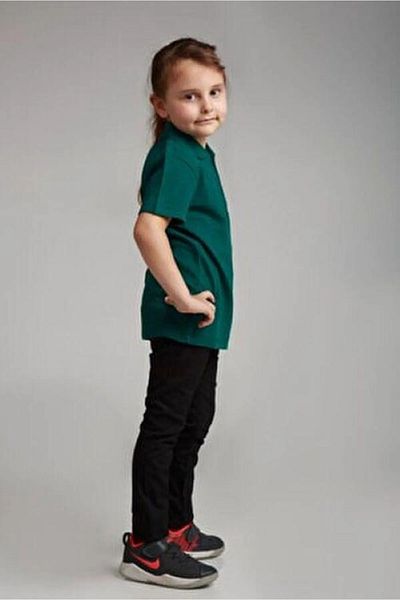 Batıdan Short Sleeve Polo Collar Casual 2 Buttons Nefti Green T-Shirt - Green - Batdnumn-Ksisx-Neft-Yet