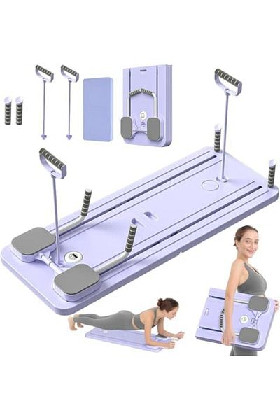 vgt Abdominal Board, Pilates Reformer Set, Multi-Purpose Foldable Pilates Reformer Board, Hig