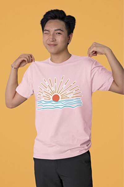 ArtYus ΑΝΔΡΙΚΟ/ΓΥΝΑΙΚΕΙΟ ΜΠΛΟΥΖΑ SUN2 με στάμπα με στρογγυλή λαιμόκοψη και κο...