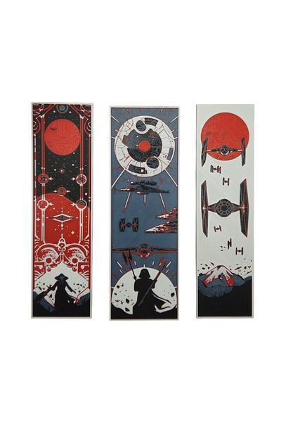 OEM Set x3 Semne de carte Star Wars, Multicolor, 15 cm x 5 cm