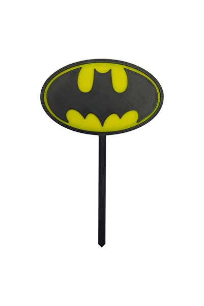 OEM Decor tort Batman, 15 cm x 10 cm, reutilizabil