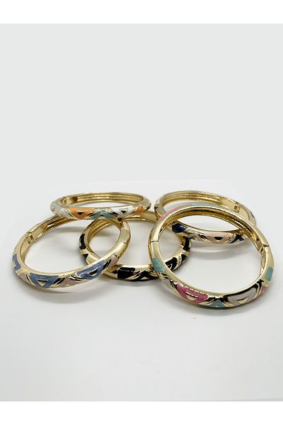 Sevilgülgünfinecrafts Colorful Enamel Bracelet