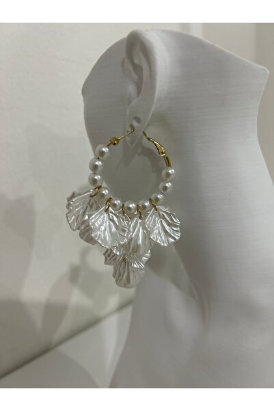 Derya Accessories İncili Sedefli Küpe