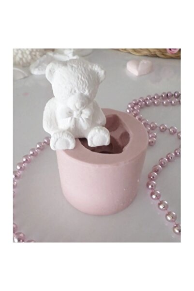 HogART Design Papyonlu Ayıcık Mum Sabun & Kokulıtaş Silikon Kalıp