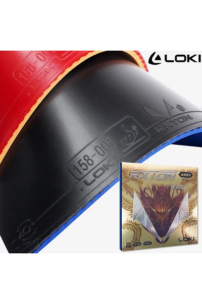 LOKİ (Black) Rxton Train Gold Table Tennis Ittf Approved Racket Rubber