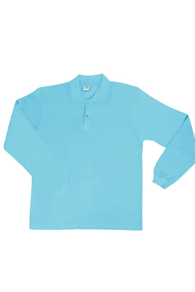 vory Σχολικό μπλουζάκι Polo Neck με μακρύ μανίκι Lacoste υφασμάτινο με κουμπι...