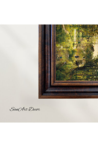 Sanart Рамкирана винтидж картина, Маслена живопис, Рамкирана картина, Художествена декорация, Пейзажна живопис
