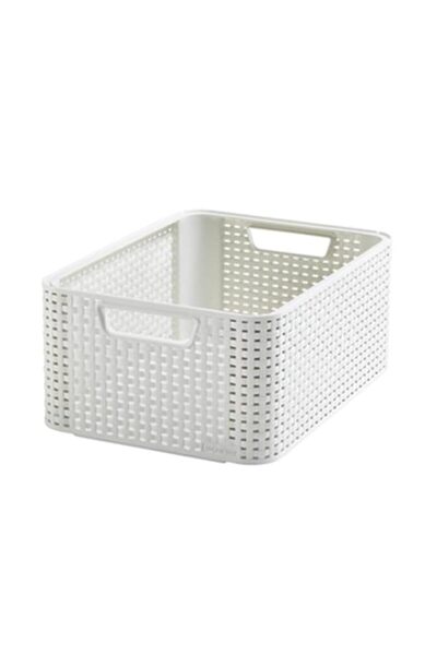 Generic سلة على شكل كيرفر، متوسطة الحجم، شفافة
