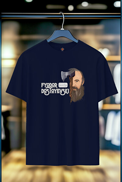 BookOrBook Μπλουζάκι Dostoyevsky Crime And Punishment Unisex με διπλό νήμα, ά...