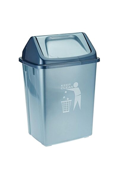 Generic lionstar Trash Bin, Silver, H9.3 x W14.8 x D7.1 cm
