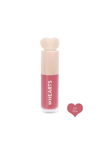 Hearts Hearts Liquid Blush, Color & Light Touch - 02 Pink