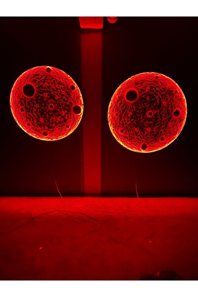 Moon 110 cm çapında 16 renkli dolunay metal çerçeve ve kumandalı