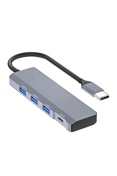 Generic Brand Ally Ads-309C 4in1 Type-C to USB + Type-C Hub Adapter Converter...