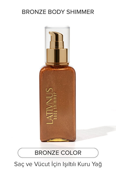 Bronze Nemlendirici Besleyici Işıltılı Kuru Yağ Vücut ve Saç - 100 ml