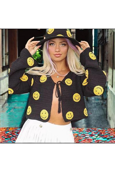 Charme Elegant Hand Knitted Women's Jacket