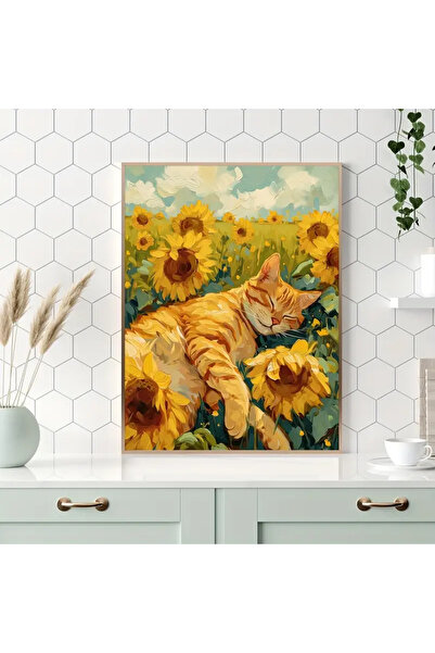 rasdesing 5d Sayılarla Elmas Boyama 40x30cm- Sanatsal Tablo Mozaik Tabl Puzzle Hobi Seti